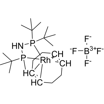 Rhodium(1+), [P,P-bis(1,1-dimethylethyl)-N-[(R)-(1,1-dimethylethyl)methylphosphino-κP]phosphinous amide-κP][(1,2,5,6-η)-1,5-cyclooctadiene]-, tetrafluoroborate(1-) 1:1