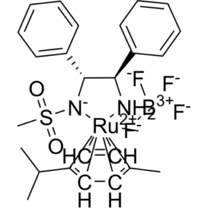 [N-[(1R,2R)-2-(Amino-κN)-1,2-diphenylethyl]methanesulfonamidato-κN][(1,2,3,4,5,6-η)-1-methyl-4-(1-methylethyl)benzene][tetrafluoroborato(1-)-κF]ruthenium