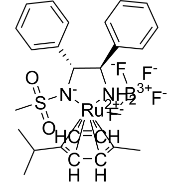 [N-[(1R,2R)-2-(Amino-κN)-1,2-diphenylethyl]methanesulfonamidato-κN][(1,2,3,4,5,6-η)-1-methyl-4-(1-methylethyl)benzene][tetrafluoroborato(1-)-κF]ruthenium
