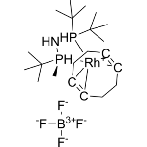 Rhodium(1+), [P,P-bis(1,1-dimethylethyl)-N-[(S)-(1,1-dimethylethyl)methylphosphino-κP]phosphinous amide-κP][(1,2,5,6-η)-1,5-cyclooctadiene]- tetrafluoroborate