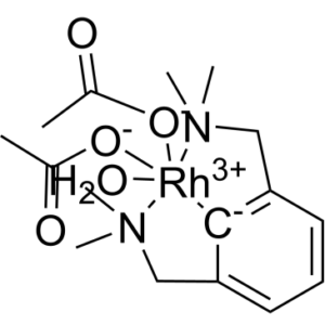 Bis(acetato-O)aqua[2,6-bis[(dimethylamino)methyl]phenyl-C,N,N’]rhodium