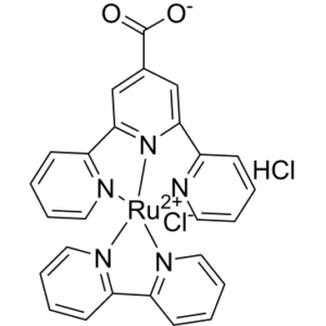 Chloro(2,2′-bipyridine)(4′-carboxy-2,2′,2”-terpyridine)ruthenium(1+) hydrochloride