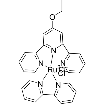Chloro(2,2′-bipyridine)(4′-ethoxy-2,2′,2”-terpyridine)ruthenium(1+) monochloride