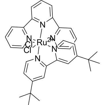 Chloro(4,4′-bis(tert.-butyl)-2,2′-bipyridine)(2,2′,2”-terpyridine)ruthenium(1+) monochloride