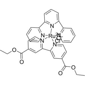 Chloro(4-4′-diethoxycarbonyl-2,2′-bipyridine)(2,2′,2”-terpyridine)ruthenium(1+) hydrochloride