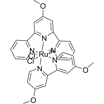 Chloro(4,4′-dimethoxy-2,2′-bipyridine)(4′-methoxy-2,2′,2”-terpyridine)ruthenium(1+) monochloride