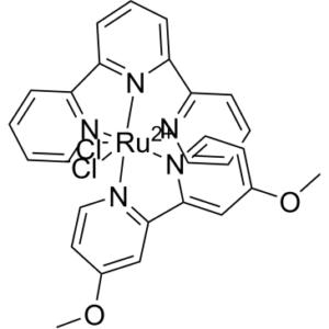 Chloro(4,4′-dimethoxy-2,2′-bipyridine)(2,2′,2”-terpyridine)ruthenium(1+) monochloride