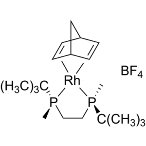 (S,S)-1,2-Bis[(tert-butyl)methylphosphino]ethane[eta-(2,5-norbornadiene)]rhodium(I) tetrafluoroborate