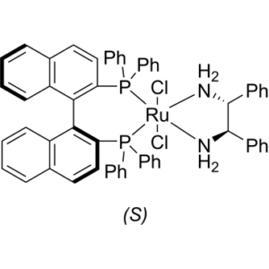 Dichloro[(S)-(−)-2,2′-bis(diphenylphosphino)-1,1′-binaphthyl][(1R,2R)-(+)-1,2-diphenylethylenediamine] ruthenium(II)