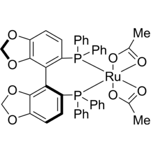 Diacetato[(S)-(-)-5,5′-bis(diphenylphosphino)-4,4′-bi-1,3-benzodioxole]ruthenium(II)