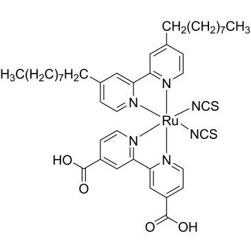 Bis(isothiocyanato)(2,2′-bipyridyl-4,4′-dicarboxylato)(4,4′-dinonyl-2,2′-bipyridyl)ruthenium(II)