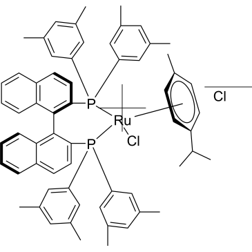 Chloro{(R)-(+)-2,2′-bis[di(3,5-xylyl)phosphino]-1,1′-binaphthyl}(p-cymene)ruthenium(II) chloride