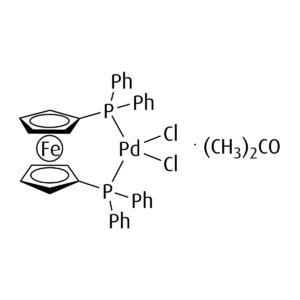 Dichloro[1,1′-bis(diphenylphosphino)ferrocene]palladium(II) acetone adduct